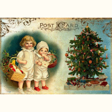 Christmas card Children 