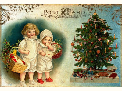 Christmas card Children 